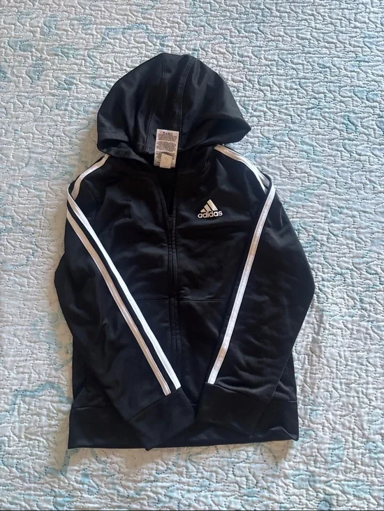 adidas Black and Navy Hoodie Track Jacket Duo and zip up dark blue hoodie - Picture 3 of 7
